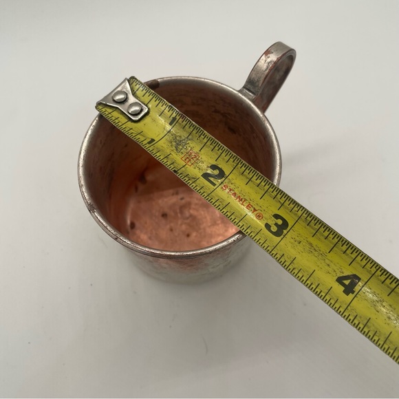 Vntge child's cup silver on copper modern design manufacturers stamped Trent - Picture 3 of 12